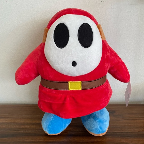 Shy Guy from Super Mario Bros. Nintendo 14 Inch Plush BRAND NEW! - Picture 1 of 3